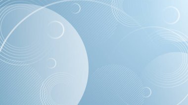 Modern circles background with gradient style