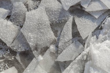 donmuş buz parçalarından oluşan bir arkaplan