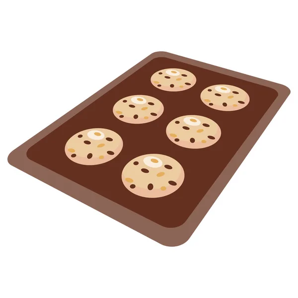 Cartoon Vector Illustration Cookies Sheet Pan Stock Vector by ©totallyjamie  546862974