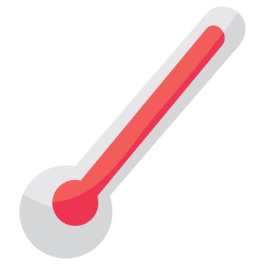 Termometrenin karikatür vektör çizimi.