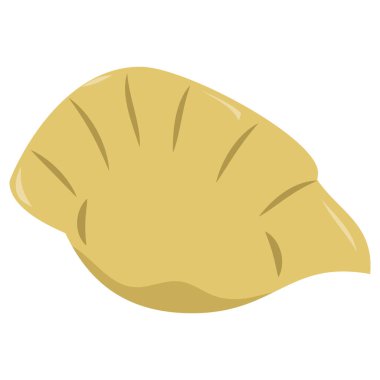 Bir Çin böreğinin çizgi film çizimi..