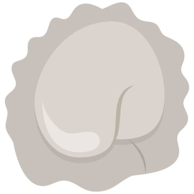 Bir Çin böreğinin çizgi film çizimi..