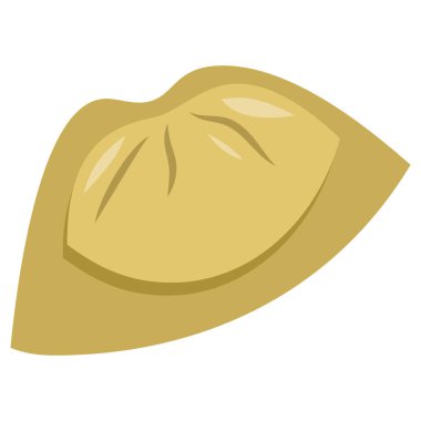 Bir Çin böreğinin çizgi film çizimi..