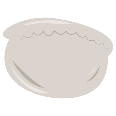 Bir Çin böreğinin çizgi film çizimi..