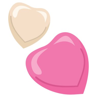 Bir çikolata parçasının çizgi film vektör çizimi.