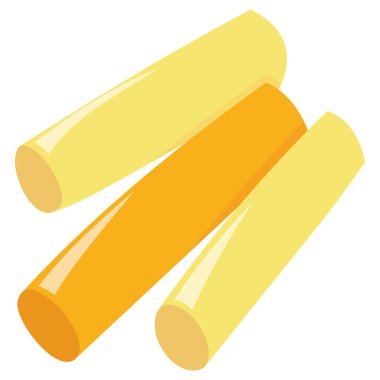 Bir peynir parçasının çizgi film vektör çizimi.