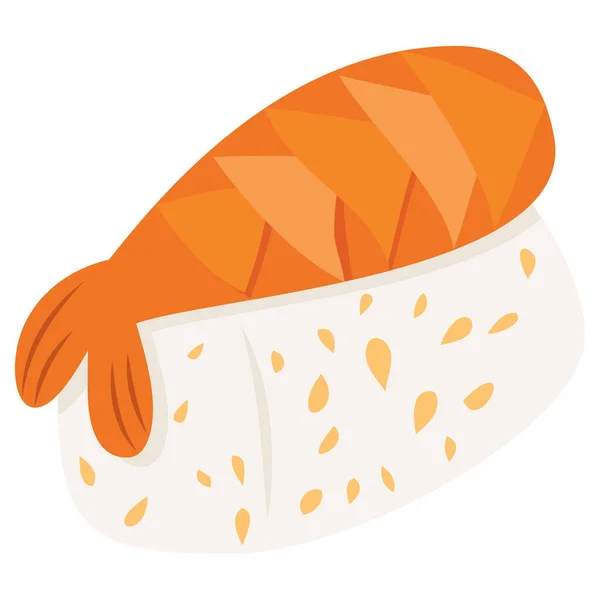 Ilustracja Wektora Kreskówki Sushi Lub Sashimi — Wektor stockowy