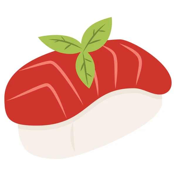 Eine Zeichentrickvektorillustration Von Sushi Oder Sashimi — Stockvektor