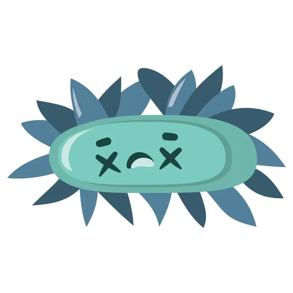 Eine Zeichentrickvektorillustration Von Viren Oder Keimen — Stockvektor