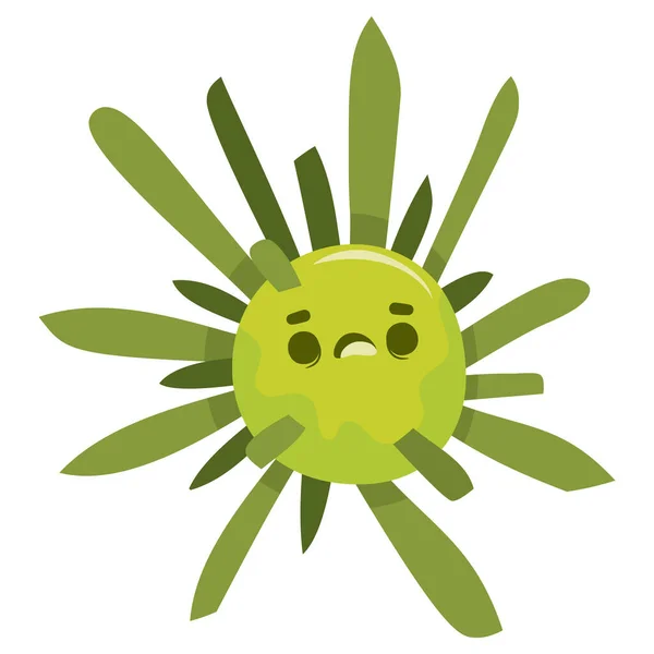 Illustration Vectorielle Virus Germe — Image vectorielle