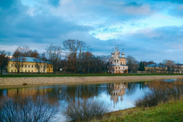 Vista Attraverso Vologda Alla Chiesa San Giovanni Crisostomo — Foto Stock