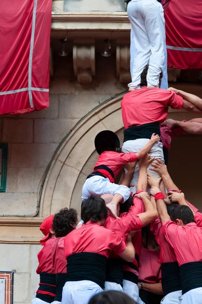 People Castles Popular Catalonia Spain — Stock Photo, Image