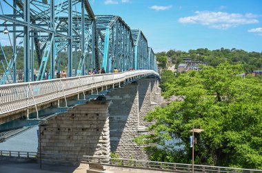 Chattanooga TN 'de Yürüyen Köprü 