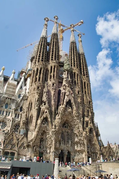 Barcelona Spanien Juli 2018 Die Berühmte Römisch Katholische Kirche Voller — Stockfoto