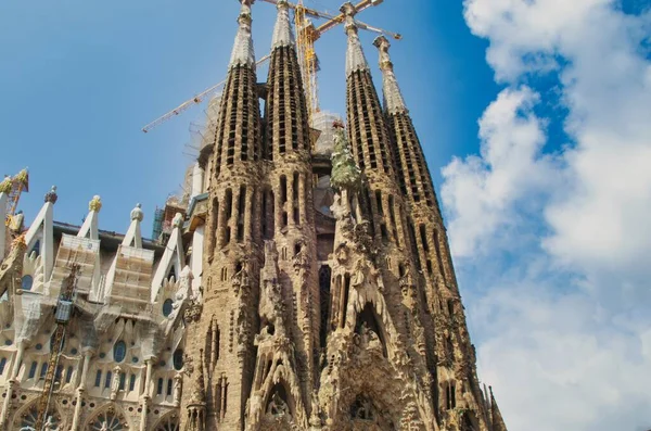 Барселона Испания Июля 2018 Года Знаменитая Римская Католическая Церковь Заполненная — стоковое фото