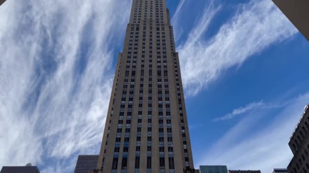 Ciudad Nueva York Febrero 2022 Una Vista Panorámica Del Edificio — Vídeos de Stock