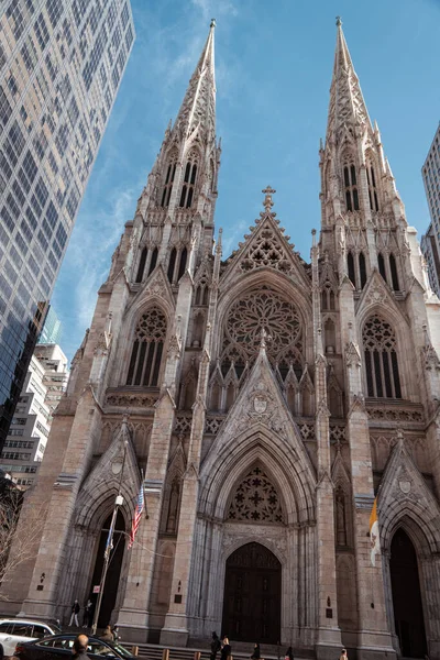 New York City Februar 2022 Blick Auf Die Kathedrale Patrick — Stockfoto