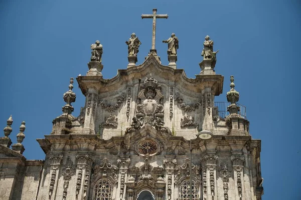 Porto,Portugal: July 6,2022- Beautiful facade of historical churches in Porto,Portugal