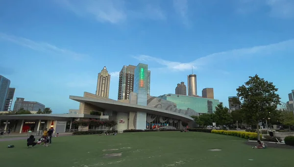 Atlanta July 2022 Locals Tourists Walking Out World Coca Cola — 스톡 사진