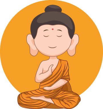 Buda Purnima veya Meditasyonda Vesak Günü 'nün İllüstrasyonu