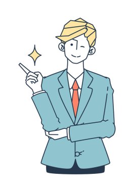 Takım elbiseli bir adam hayal kırıklığına uğruyor.