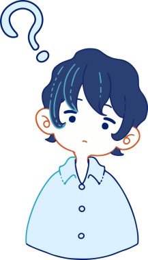 Kafasını eğen, niyetini anlamayan bir insan tasviri