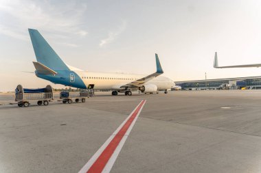 Uçak gövdesi, türbin, kanat ve arka dengeleyiciler.