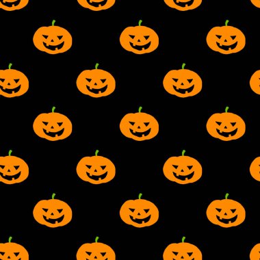 Cadılar Bayramı kusursuz. Siyah arka planda balkabağı. Cadılar Bayramı konsepti