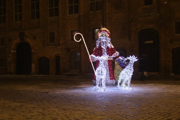 2021 Torun Pologne Marché Noël Sur Place Marché Torun — Photo