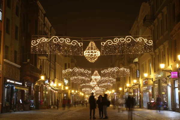 2021 Torun Pologne Marché Noël Sur Place Marché Torun — Photo