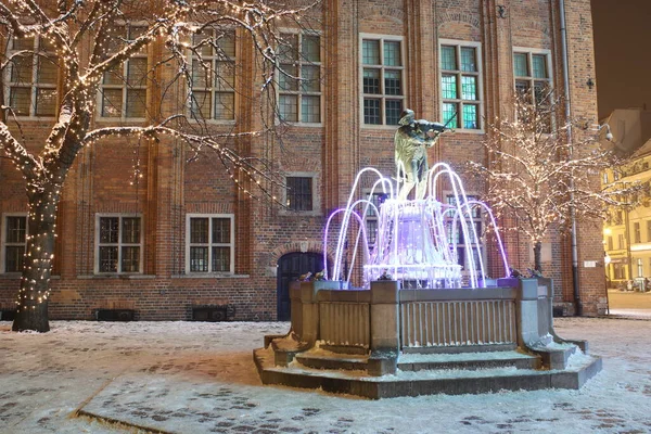 2021 Torun Poland Christmas Market Market Square Torun — Zdjęcie stockowe