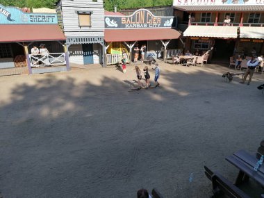 06/06/2021. Grudziadz, Polonya, Mega Park-Aile eğlence parkı.