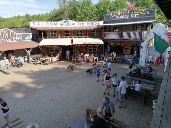 06/06/2021. Grudziadz, Polonya, Mega Park-Aile eğlence parkı.