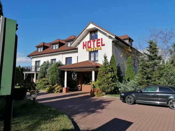 2021 Kleszczow Poland Hotel Tawerna — Stock Photo, Image