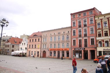 24.07.2022. Torun, Poland. The old town, the New Town square in Torun.