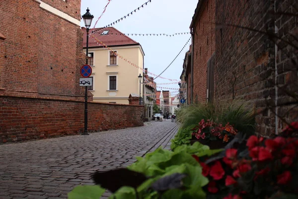 2022 Grudziadz Poland View Historic Spichrzowa Street Old Town — Photo