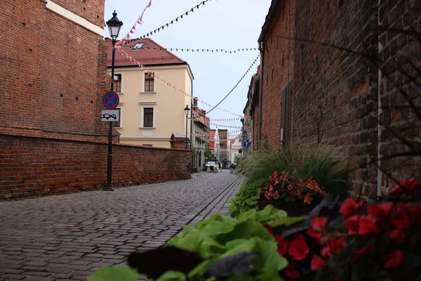 2022 Grudziadz Poland View Historic Spichrzowa Street Old Town — Photo