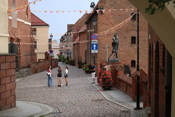 2022 Grudziadz Poland View Historic Spichrzowa Street Old Town — Photo