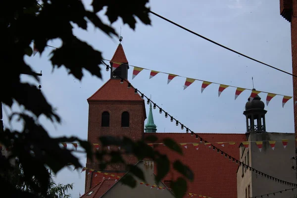 2022 Grudziadz Polen Uitzicht Historische Spichrzowa Straat Oude Stad — Stockfoto