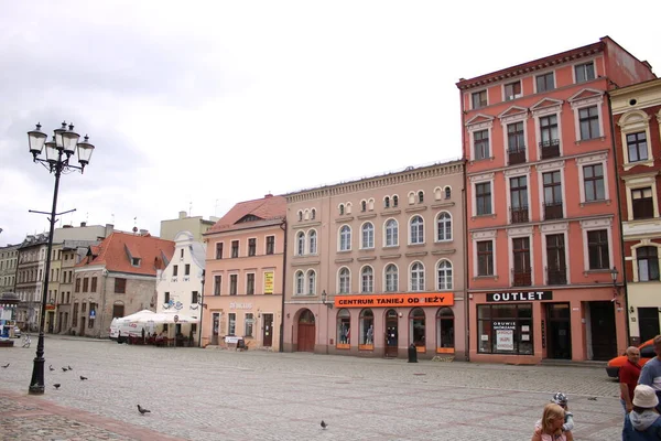 2022 Torun Polen Oude Stad Het Nieuwe Stadsplein Torun — Stockfoto