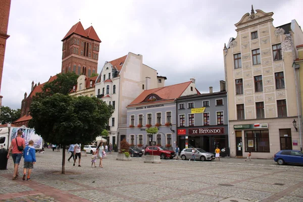 2022 Torun Poland Old Town New Town Square Torun — Photo