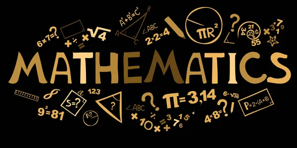 Значок Математики Векторна Ілюстрація — стоковий вектор