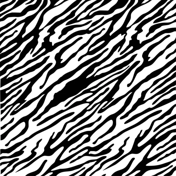 Рисунок Черным Белым Белым Цветом Полосами Линиями Волнами — стоковый вектор