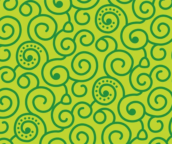 Patrón Sin Costura Verde Abstracto — Vector de stock