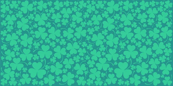 Aziz Patrick günü arka plan yonca yaprakları ile