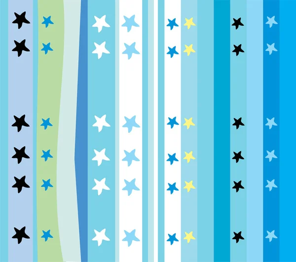 Nahtloses Muster Mit Sternen Vektorillustration — Stockvektor