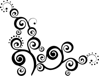 Çiçek arkaplanının vektör çizimi