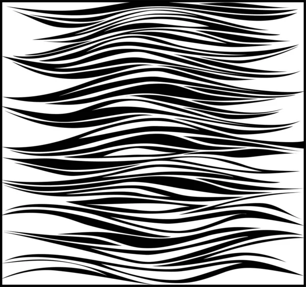 Абстрактный Фон Полосами Волнами Линиями Волнами Векторная Иллюстрация — стоковый вектор