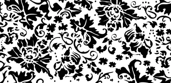 Schéma Floral Abstrait Sans Couture Illustration Vectorielle — Image vectorielle
