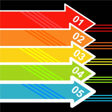 Soyut sayı doğrusu arkaplanı. Tasarım şablonu. resimleme